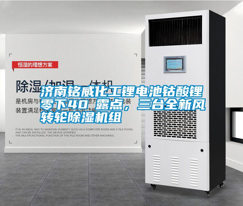 濟(jì)南銘威化工鋰電池鈷酸鋰零下40℃露點(diǎn)，三臺(tái)全新風(fēng)轉(zhuǎn)輪除濕機(jī)組