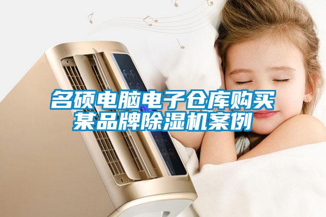 名碩電腦電子倉(cāng)庫(kù)購(gòu)買某品牌除濕機(jī)案例