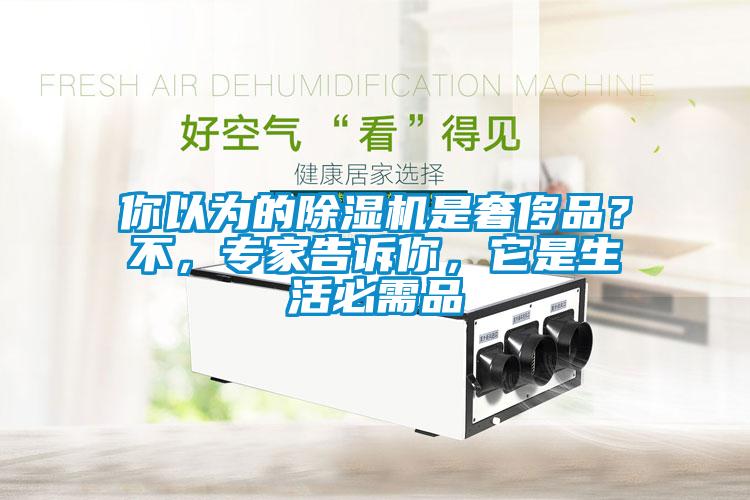 你以為的除濕機(jī)是奢侈品？不，專家告訴你，它是生活必需品