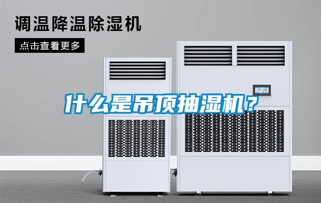 什么是吊頂抽濕機(jī)？