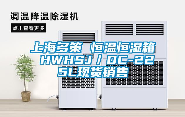 上海多策 恒溫恒濕箱 HWHSJ／DC-225L現(xiàn)貨銷售