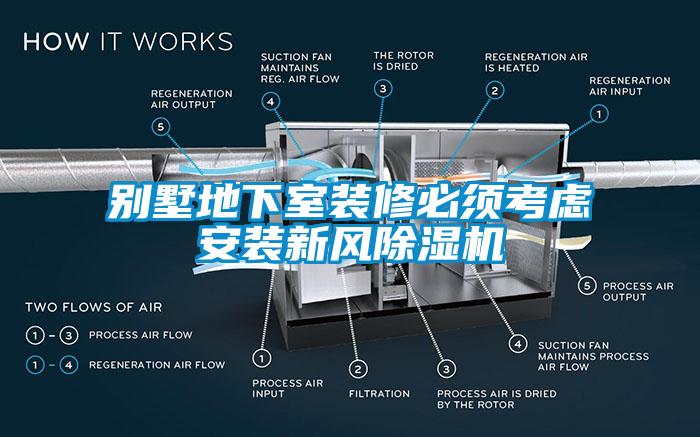 別墅地下室裝修必須考慮安裝新風(fēng)除濕機