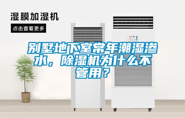 別墅地下室常年潮濕滲水，除濕機為什么不管用？