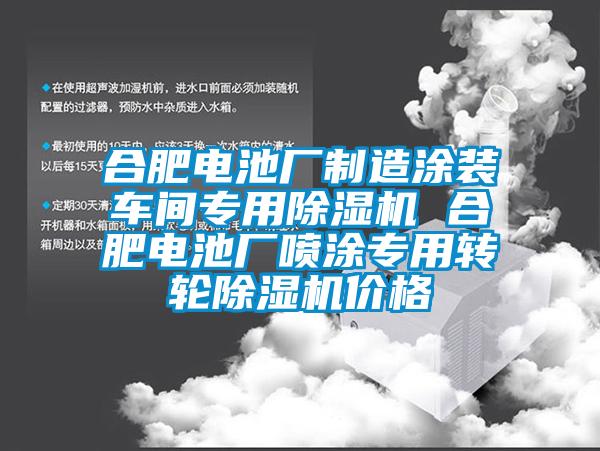 合肥電池廠制造涂裝車間專用除濕機 合肥電池廠噴涂專用轉(zhuǎn)輪除濕機價格