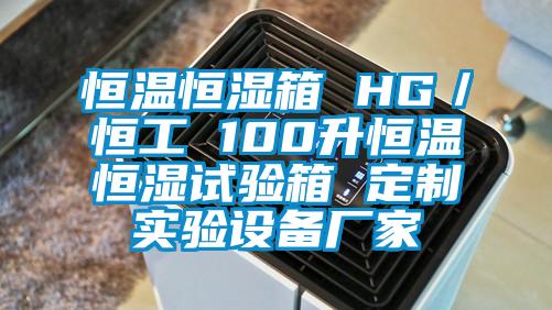 恒溫恒濕箱 HG／恒工 100升恒溫恒濕試驗箱 定制實驗設(shè)備廠家