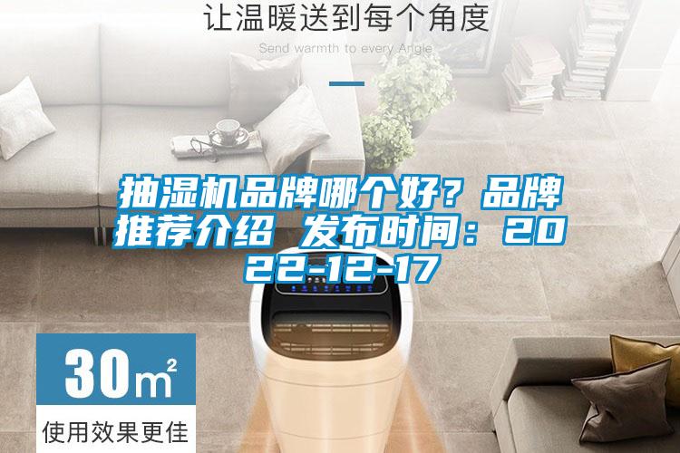 抽濕機(jī)品牌哪個好？品牌推薦介紹 發(fā)布時間：2022-12-17