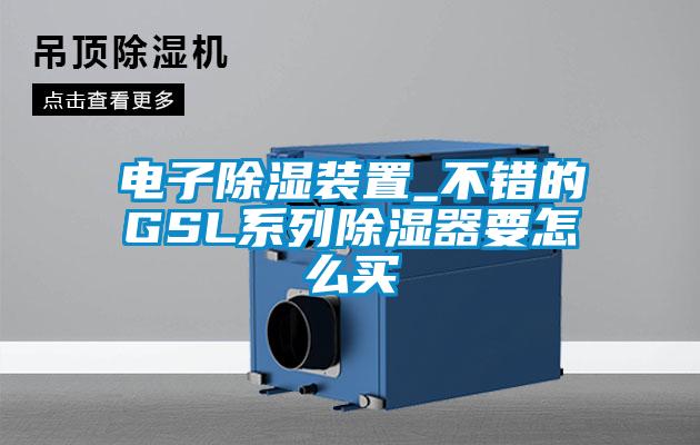 電子除濕裝置_不錯的GSL系列除濕器要怎么買