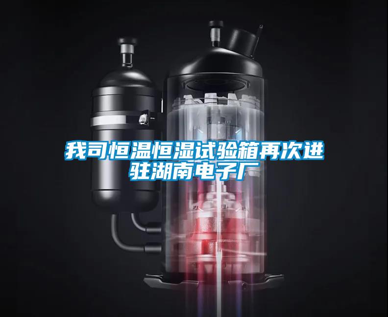 我司恒溫恒濕試驗箱再次進(jìn)駐湖南電子廠