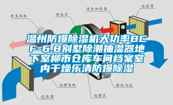 溫州防爆除濕機(jī)大功率BCF-6.8別墅除潮抽濕器地下室柳市倉庫車間檔案室內(nèi)干燥樂清防爆除濕