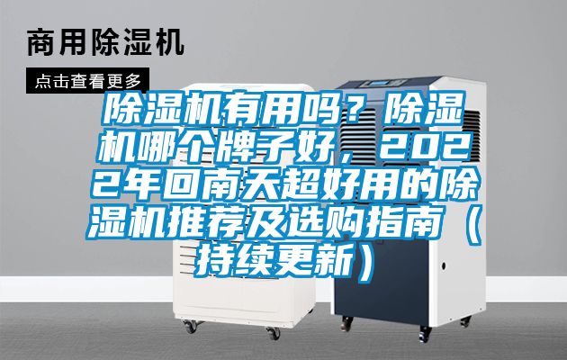 除濕機有用嗎？除濕機哪個牌子好，2022年回南天超好用的除濕機推薦及選購指南（持續(xù)更新）