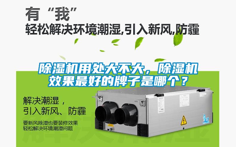 除濕機用處大不大，除濕機效果最好的牌子是哪個？