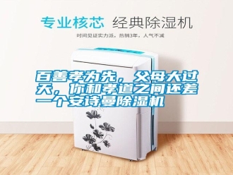 行業(yè)新聞百善孝為先，父母大過天，你和孝道之間還差一個(gè)安詩曼除濕機(jī)